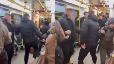 Poznań tramwaj bójka Poznań tramwaj bójka